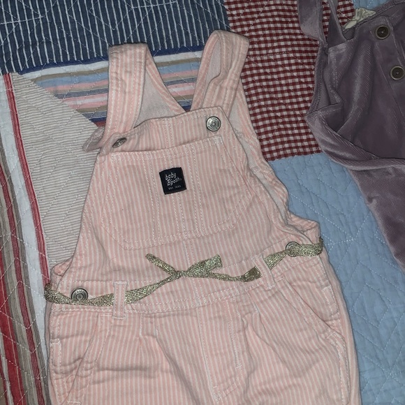 Baby girl overall style dresses - four total purple and yellow 2T - Picture 9 of 10